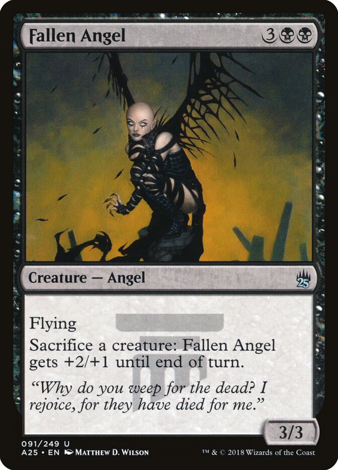 Fallen Angel card front