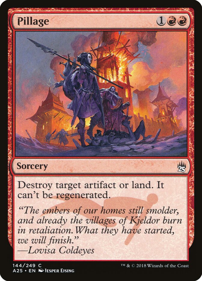 Pillage card front