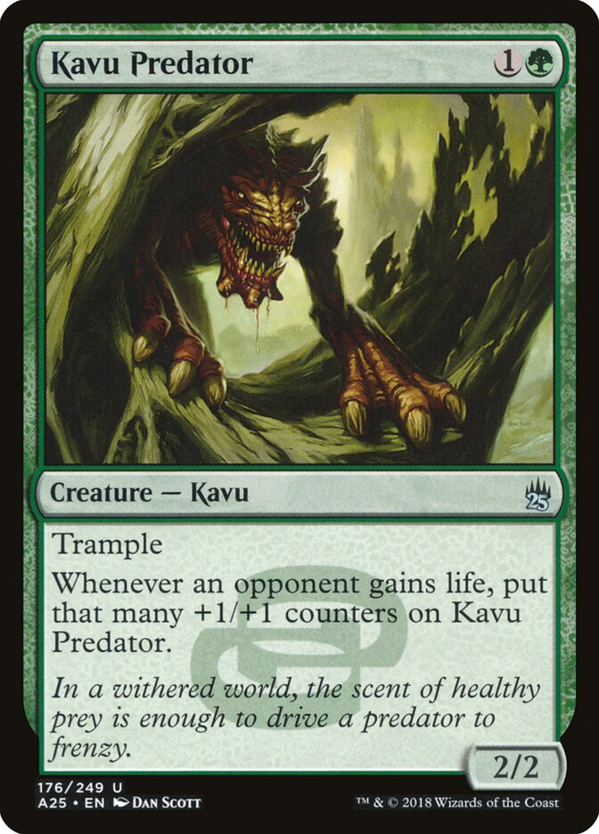 Kavu Predator card front