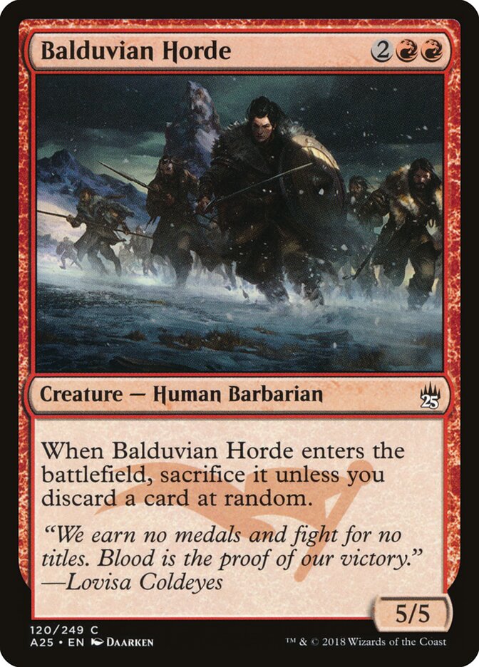 Balduvian Horde card front