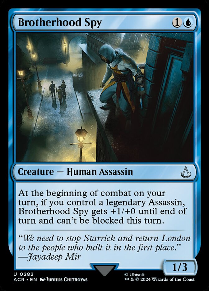 Brotherhood Spy card front