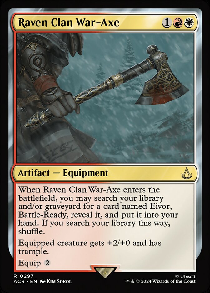 Raven Clan War-Axe card front