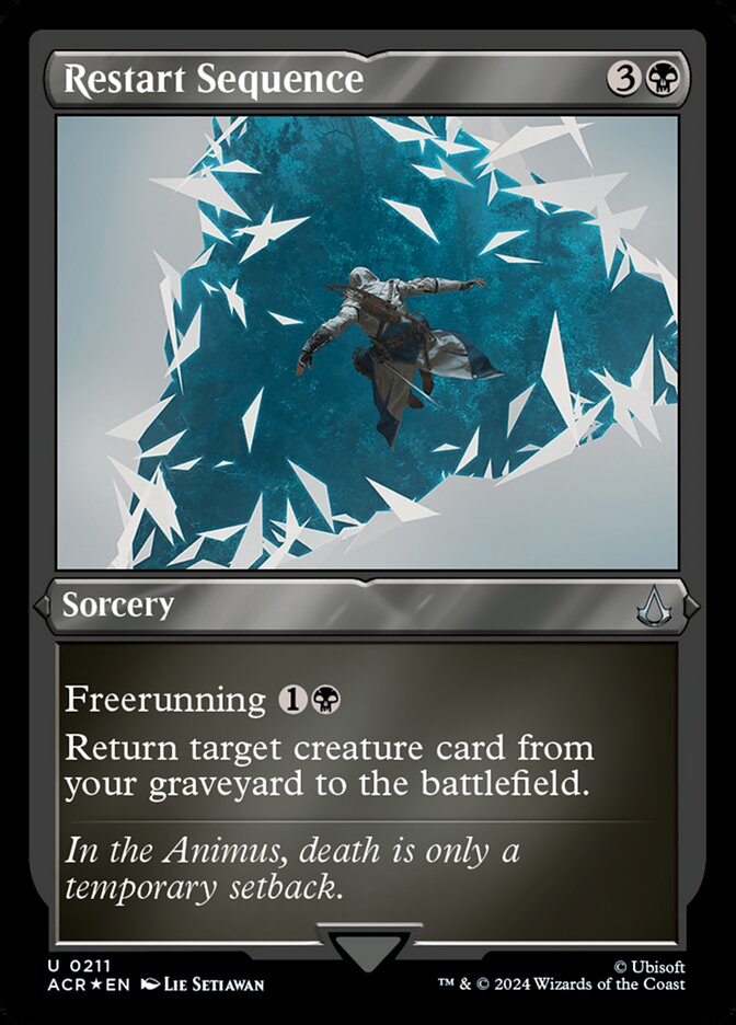 Restart Sequence card front