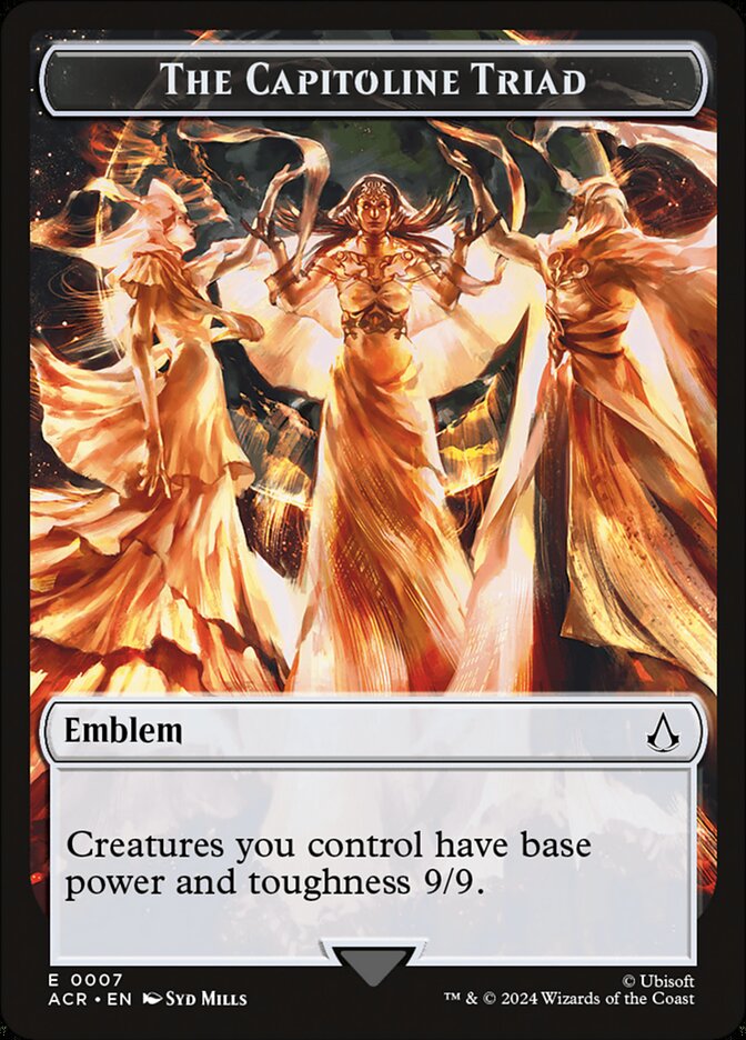 The Capitoline Triad Emblem card front