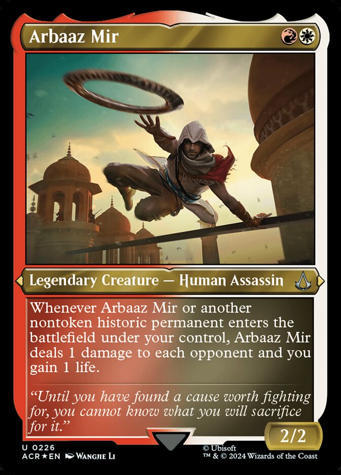 Arbaaz Mir card front