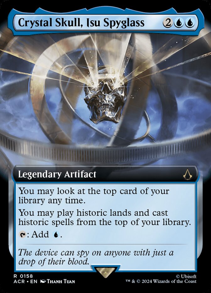 Crystal Skull, Isu Spyglass card front