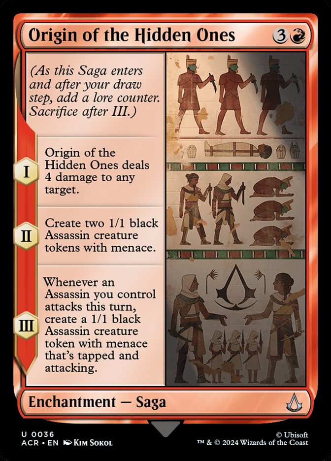 Origin of the Hidden Ones card front