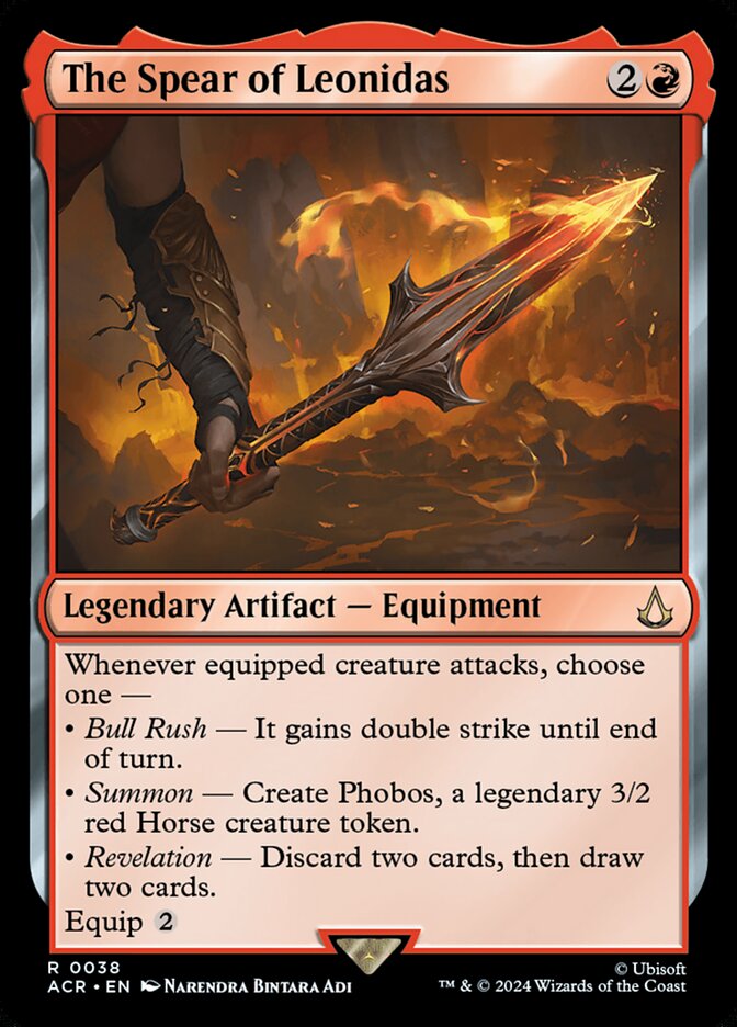 The Spear of Leonidas card front