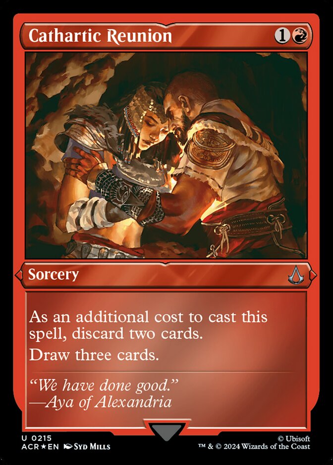 Cathartic Reunion card front