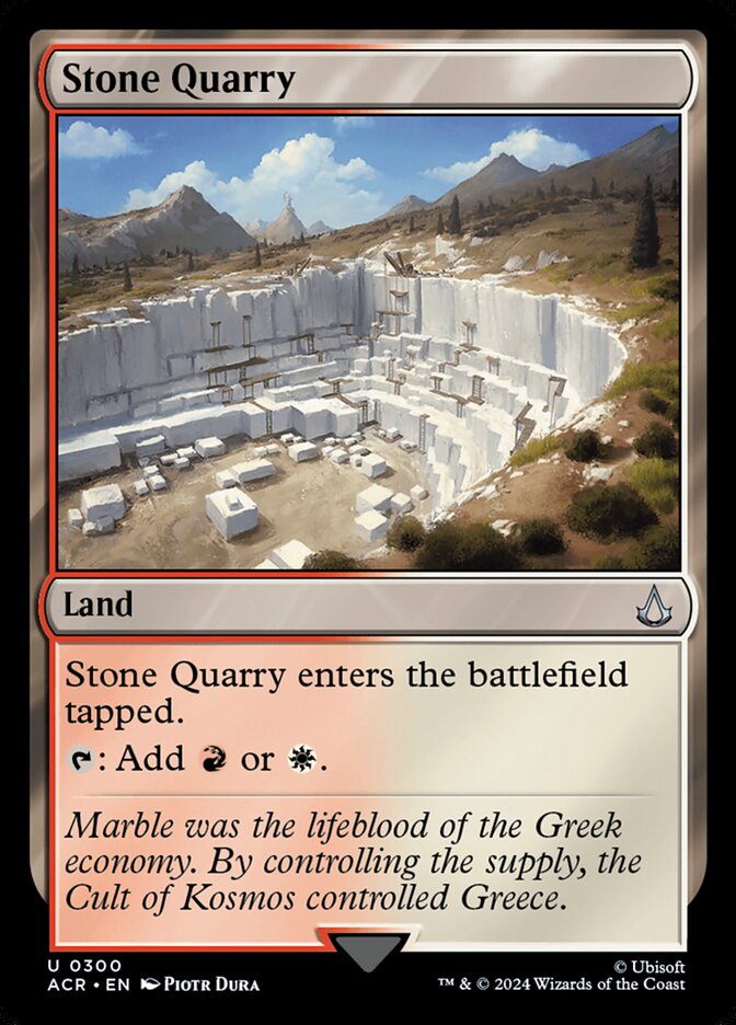 Stone Quarry card front