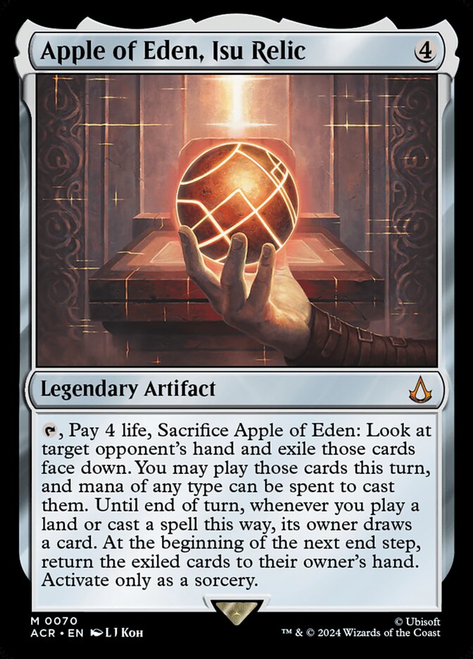 Apple of Eden, Isu Relic card front