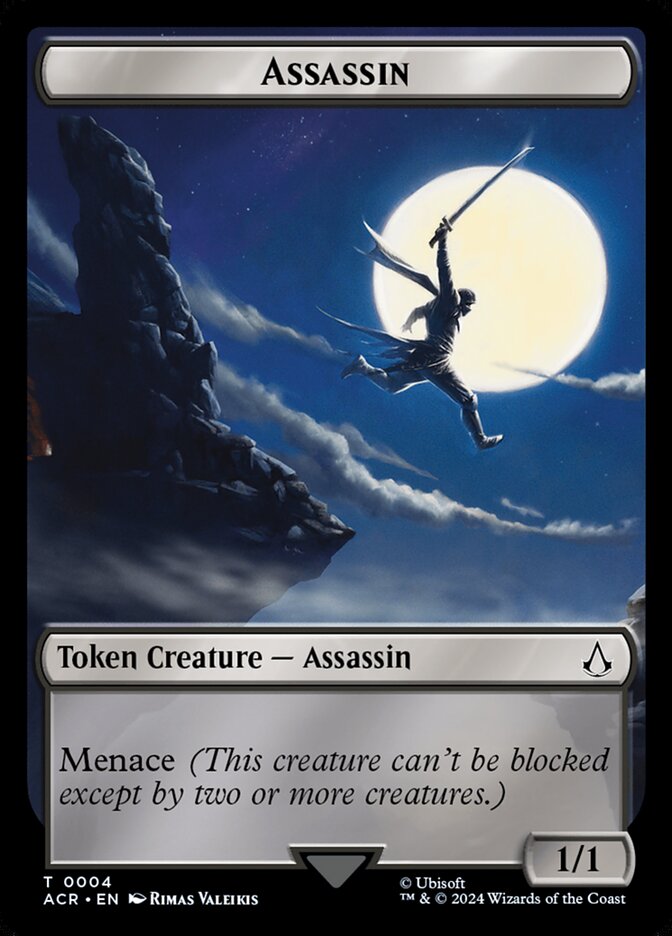 Assassin card front