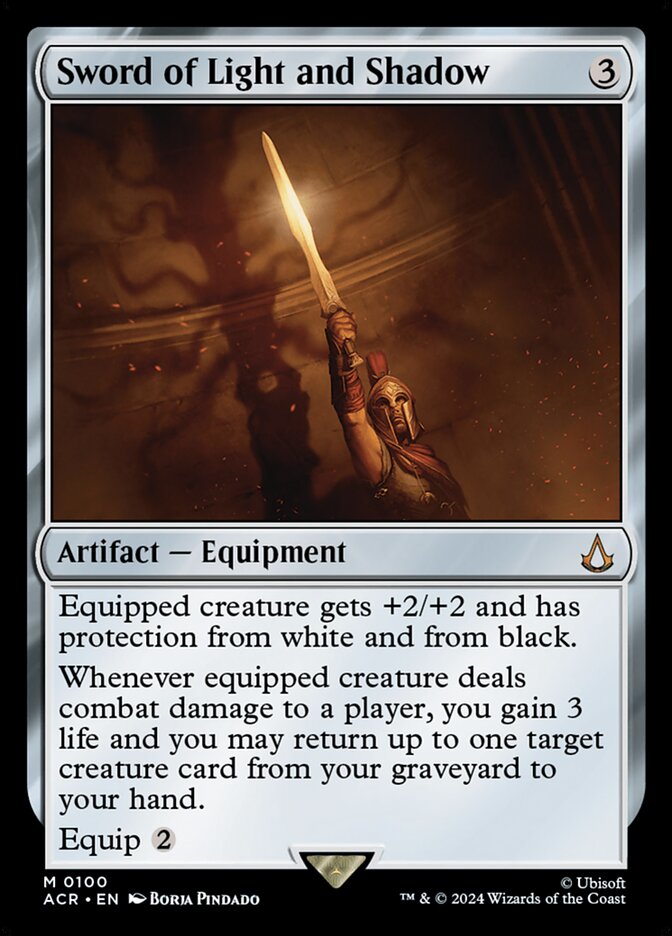 Sword of Light and Shadow card front