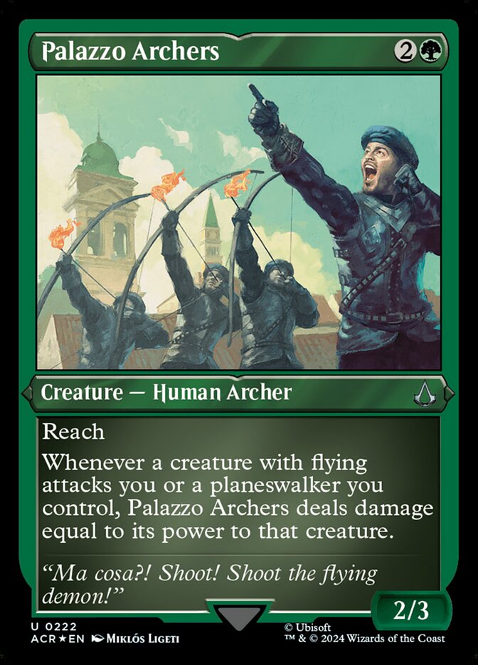 Palazzo Archers card front