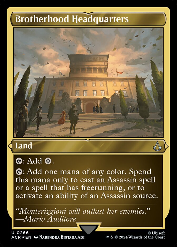 Brotherhood Headquarters card front