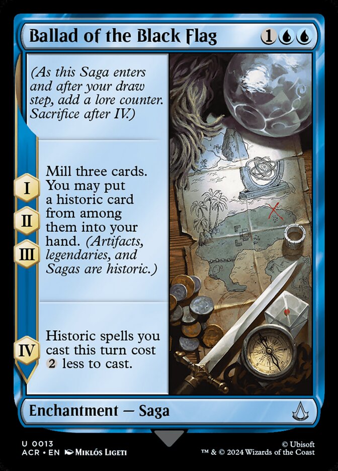 Ballad of the Black Flag card front