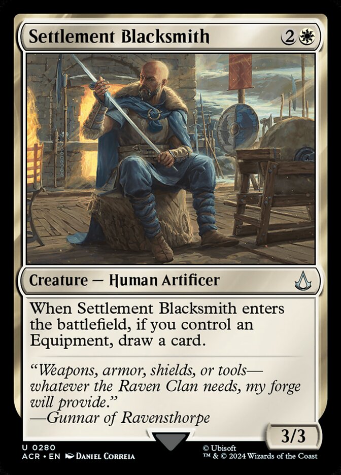Settlement Blacksmith card front