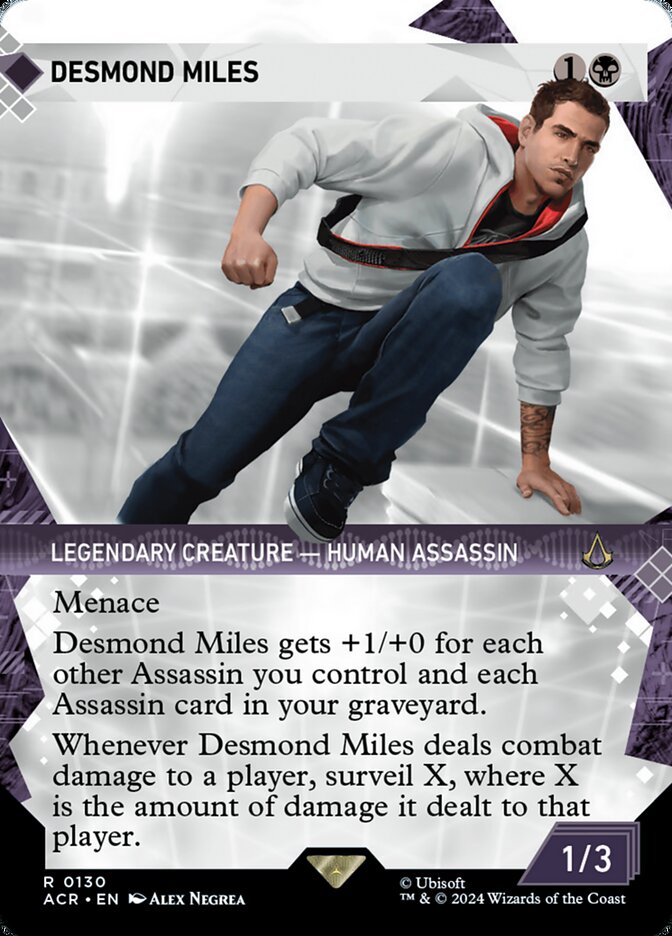 Desmond Miles card front