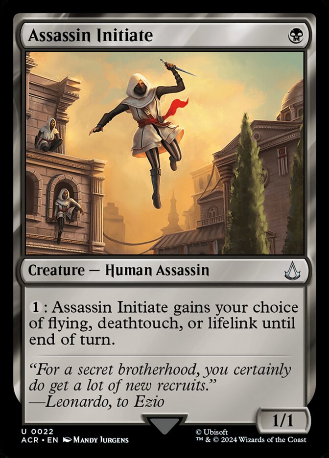 Assassin Initiate card front