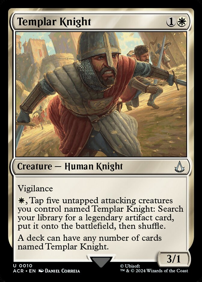 Templar Knight card front