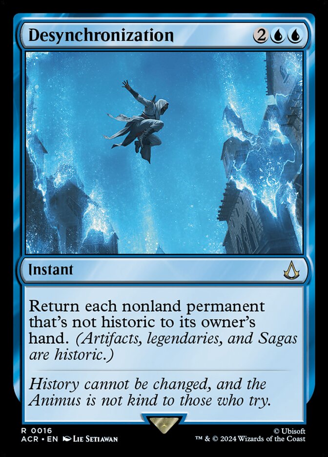Desynchronization card front
