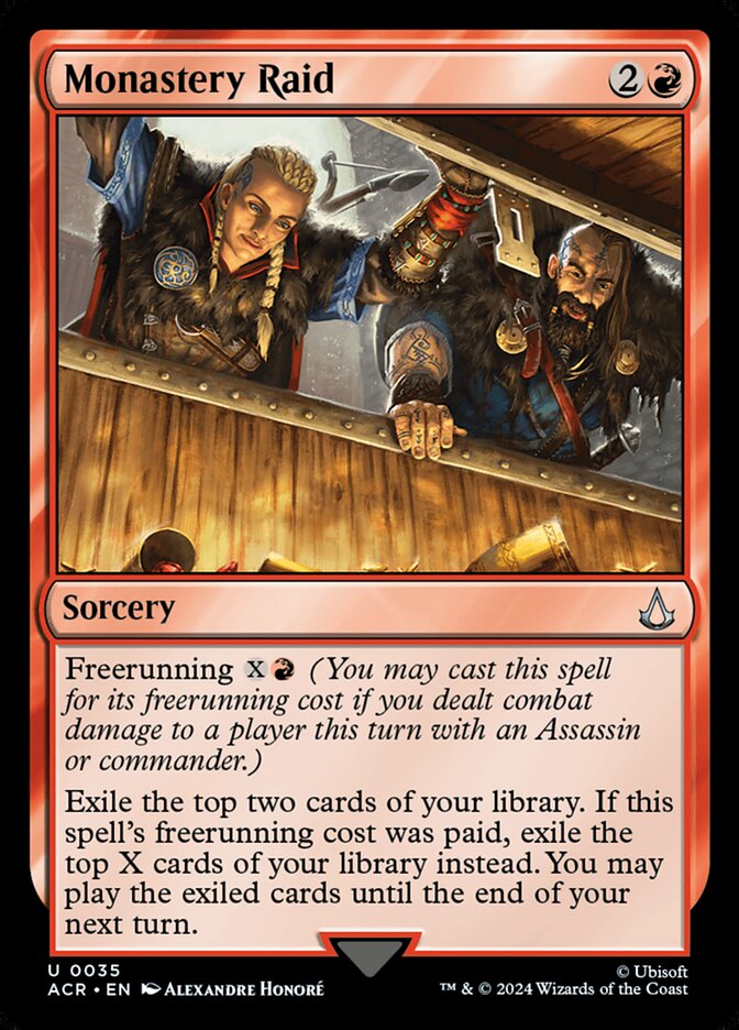 Monastery Raid card front