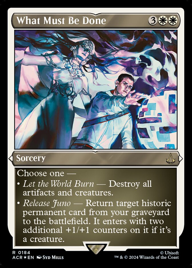 What Must Be Done card front