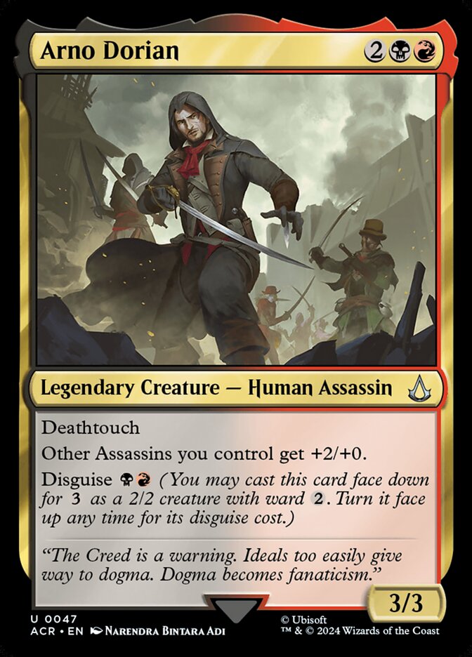Arno Dorian card front