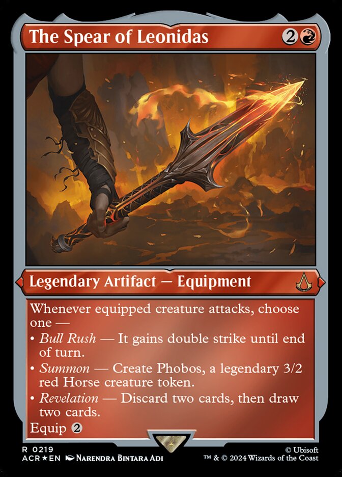 The Spear of Leonidas card front
