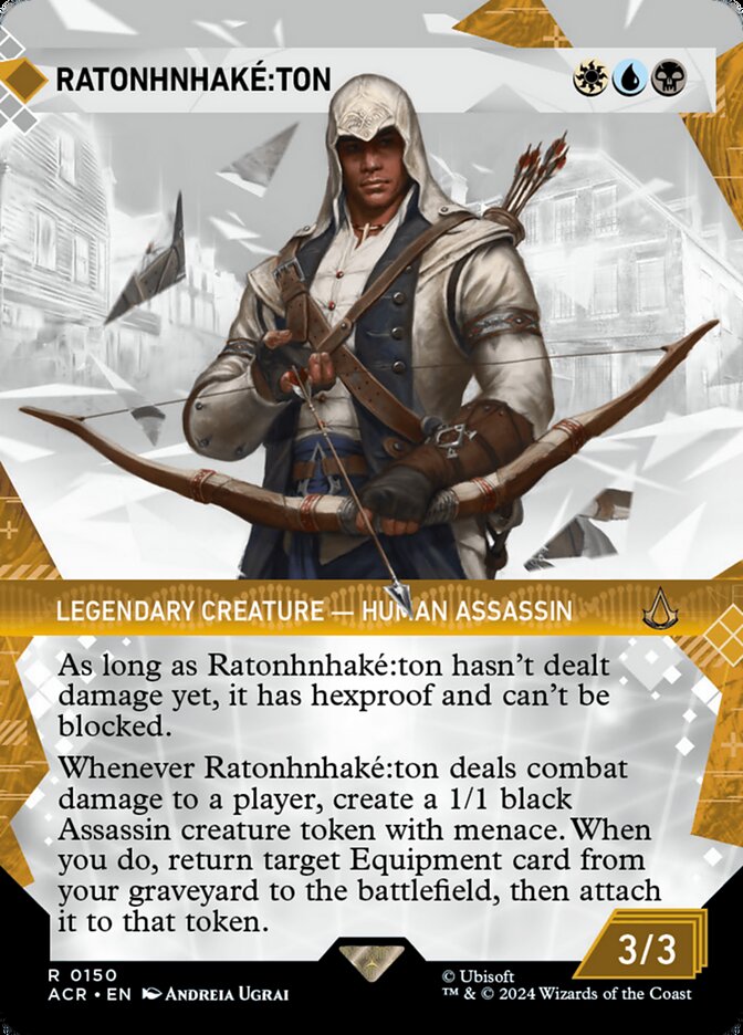 Ratonhnhaké꞉ton card front