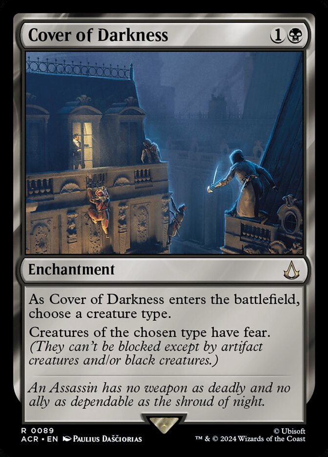 Cover of Darkness card front