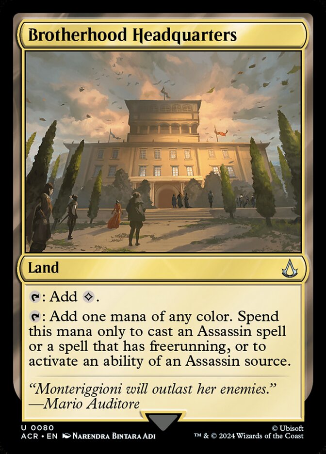 Brotherhood Headquarters card front