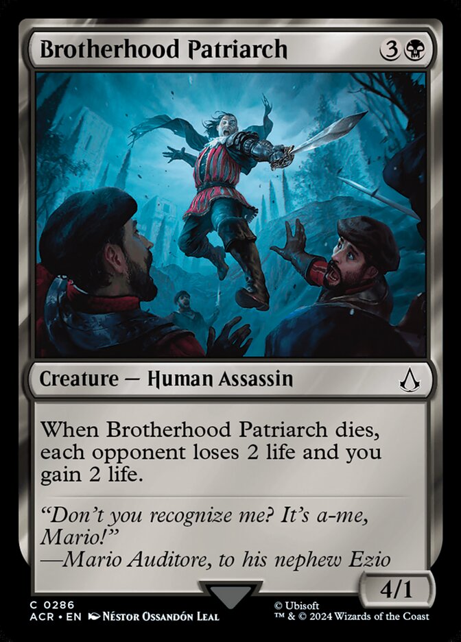 Brotherhood Patriarch card front