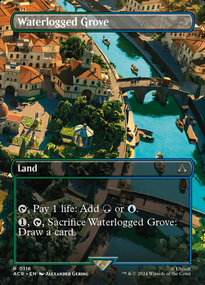 Waterlogged Grove card front