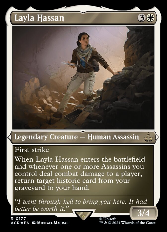 Layla Hassan card front