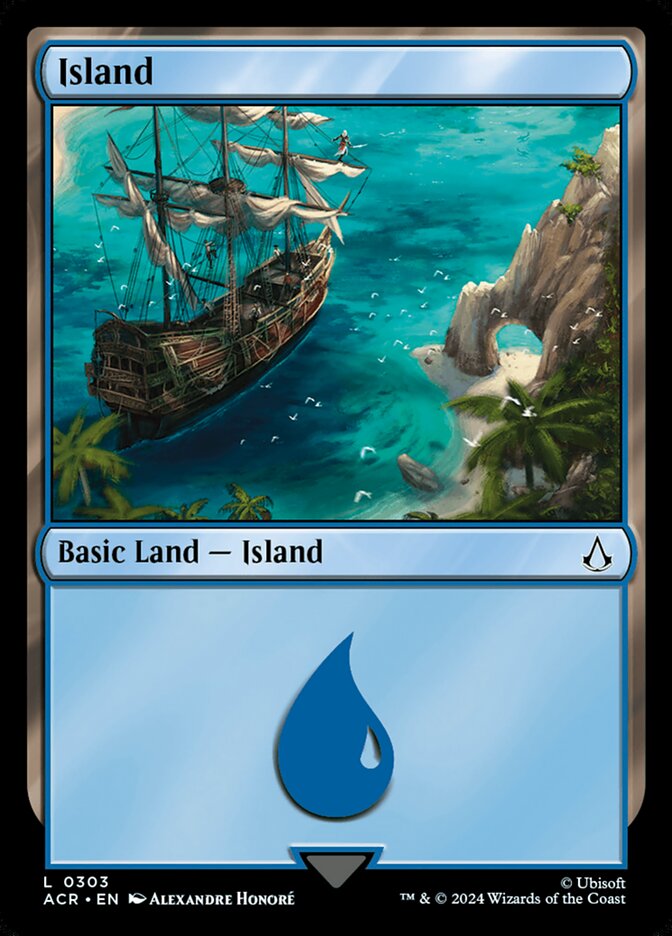 Island card front