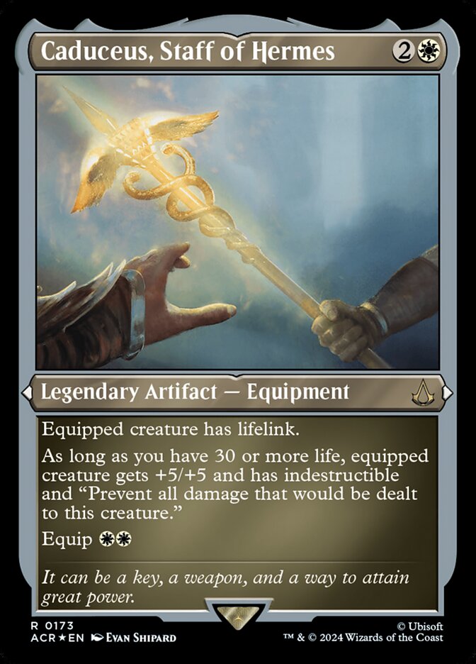 Caduceus, Staff of Hermes card front