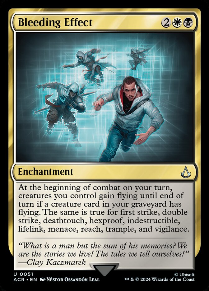 Bleeding Effect card front