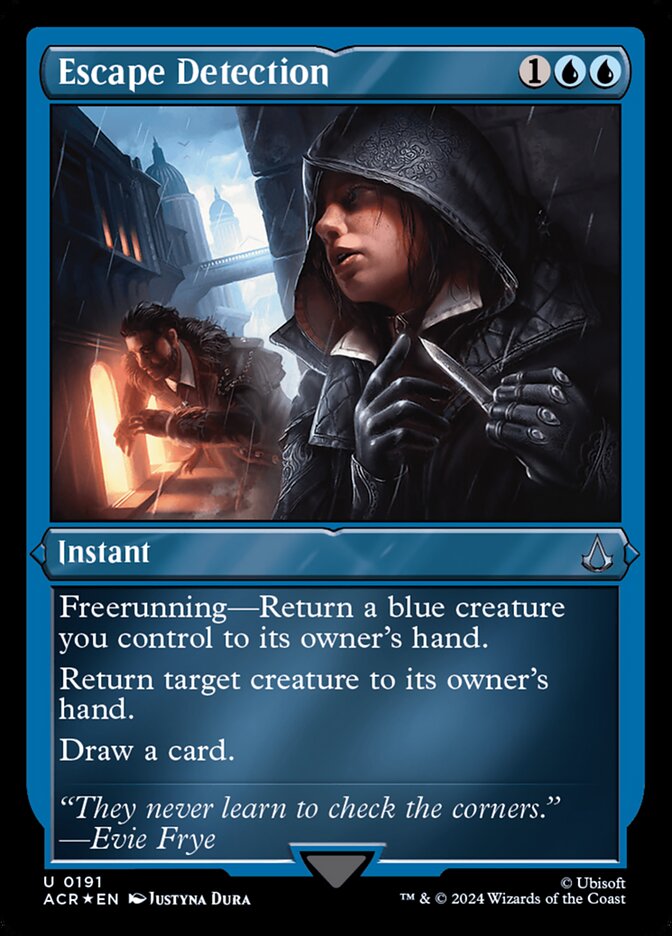 Escape Detection card front