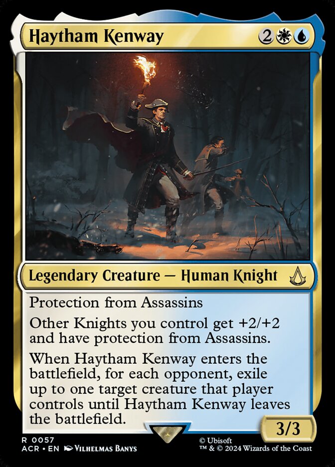Haytham Kenway card front