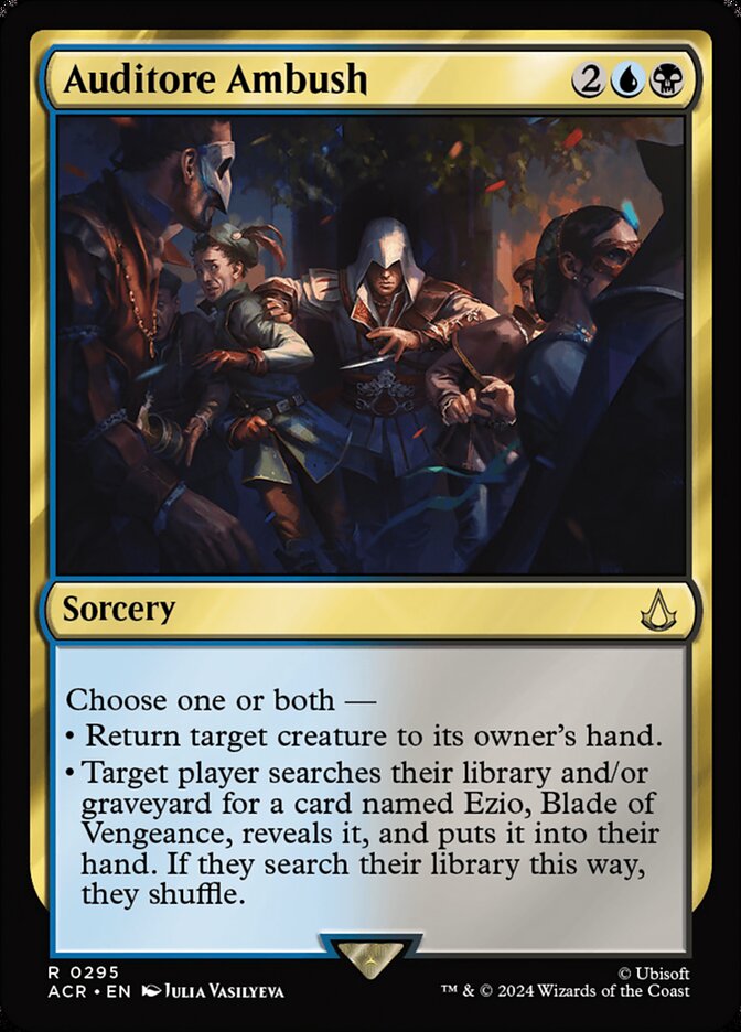 Auditore Ambush card front