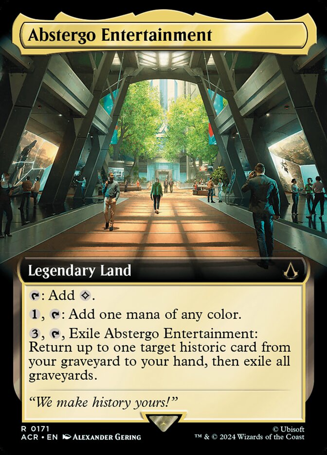 Abstergo Entertainment card front