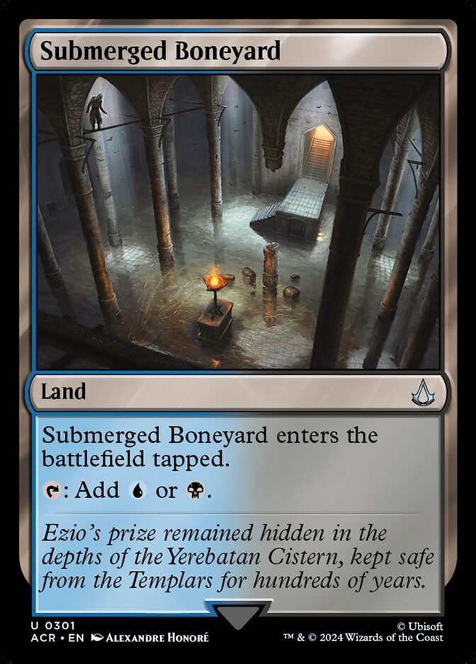 Submerged Boneyard card front