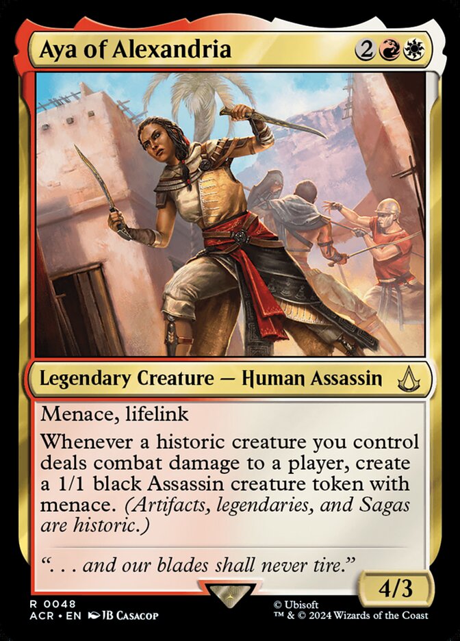 Aya of Alexandria card front