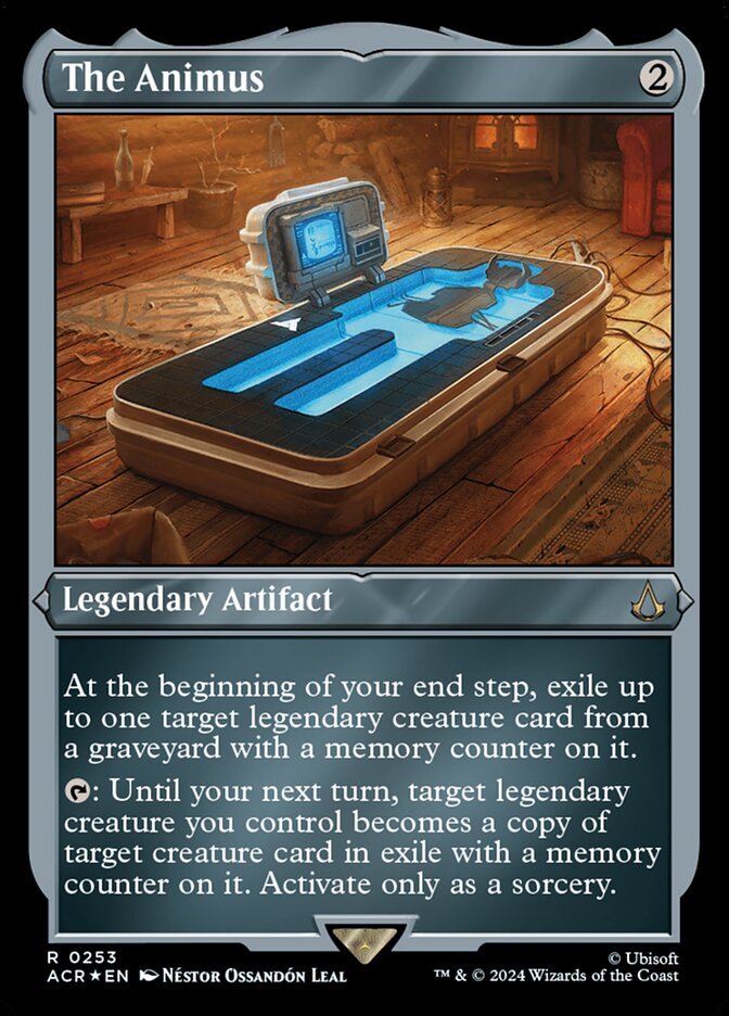 The Animus card front