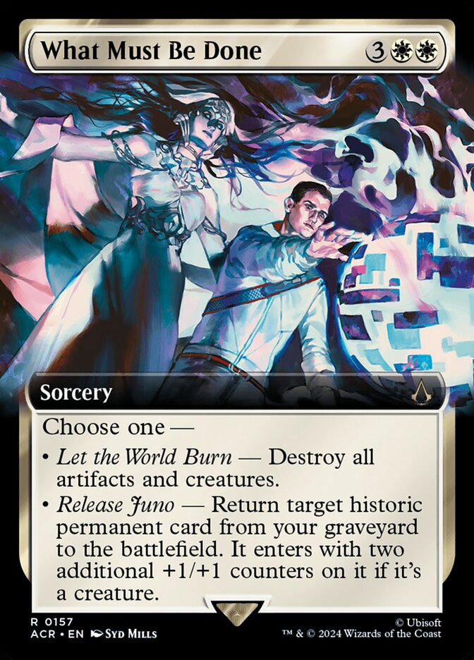 What Must Be Done card front