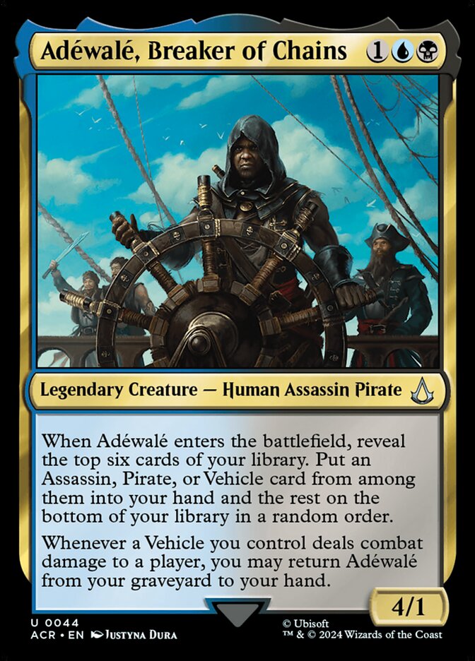 Adéwalé, Breaker of Chains card front
