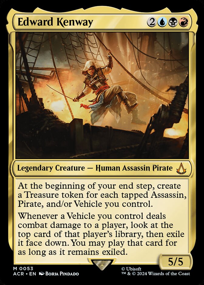 Edward Kenway card front