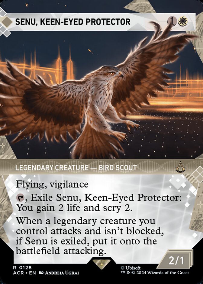 Senu, Keen-Eyed Protector card front