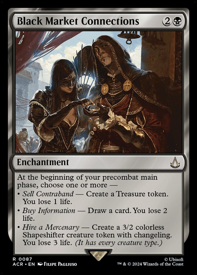 Black Market Connections card front